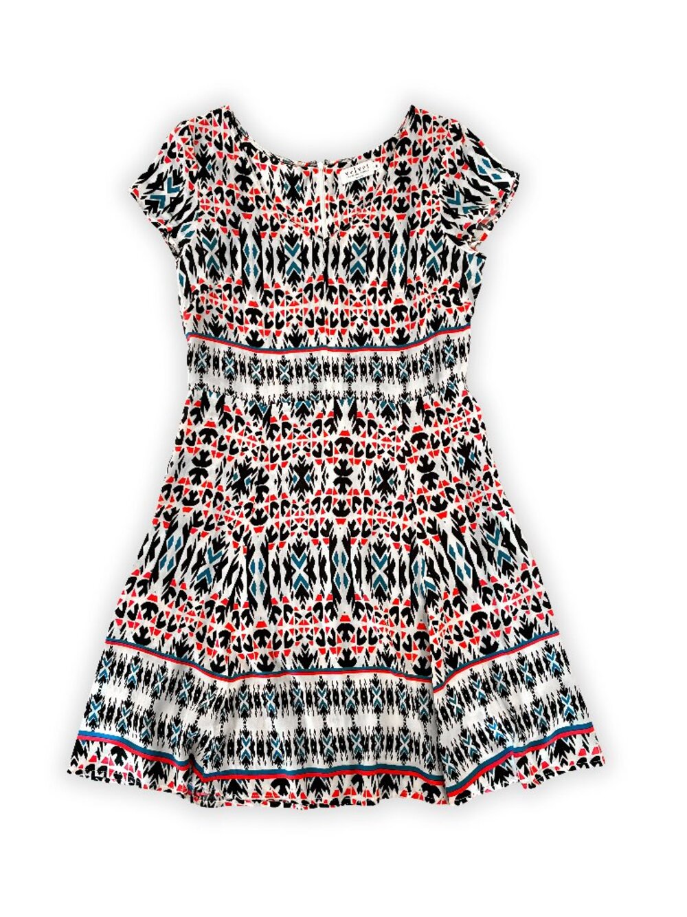 Printed Velvet by Graham & Spencer Short-Sleeve Summer Dress, Size S